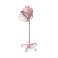 Professional Hooded Hair Dryer Pink PNG & PSD Images