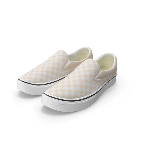 Slip-On Canvas Shoes PNG & PSD Images