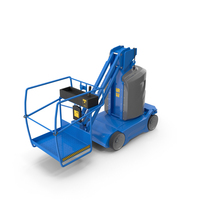 Electric Warehouse Boom Lift PNG & PSD Images