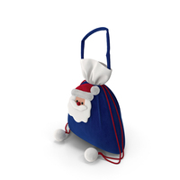 Santa Claus Gift Bag PNG & PSD Images