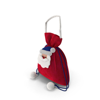 Santa Claus Gift Bag PNG & PSD Images