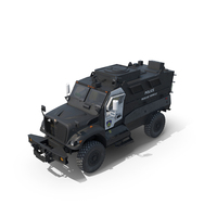 Armored Police Rescue Vehicle Black PNG & PSD Images