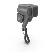 Black Wall Mounted Hair Dryer PNG & PSD Images