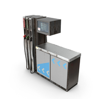Rusted Gasoline Pump PNG & PSD Images