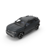 Dacia Duster 2024 Crossover Gray PNG & PSD Images