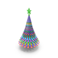 Christmas Tree Multi Colored PNG & PSD Images