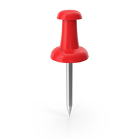 Paper Pin Red PNG & PSD Images