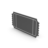 Ticket Empty Black PNG & PSD Images