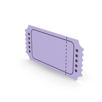 Ticket Empty Stripe Purple Star PNG & PSD Images