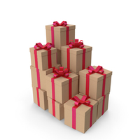 Stack Of Gift Boxes PNG & PSD Images