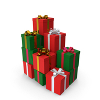Stack Of Gift Boxes PNG & PSD Images