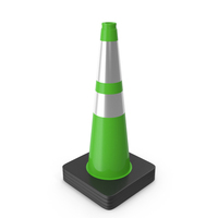 Traffic Cone Green PNG & PSD Images