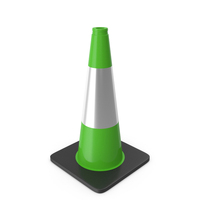Traffic Cone Green PNG & PSD Images