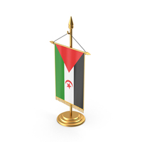 Table Flag Sahrawi Arab Democratic Republic PNG & PSD Images
