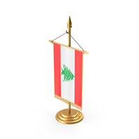 Table Flag Lebanon PNG & PSD Images