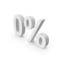 White Percent 0 PNG & PSD Images