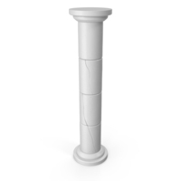 Stylized Pillar Gray PNG & PSD Images
