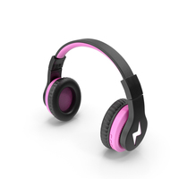 Headphones Pink Open PNG & PSD Images