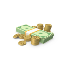 Money With Coins PNG & PSD Images