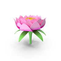 Lotus Flower Colored Icon PNG & PSD Images