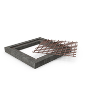 Floor Grate Open Rusty PNG & PSD Images