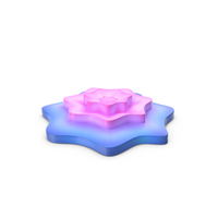 Abstract Step Model Colored Icon PNG & PSD Images