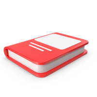 Red Cartoon Book PNG & PSD Images