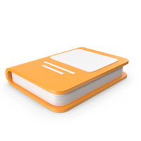 Orange Cartoon Book PNG & PSD Images