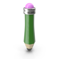 Green Cartoon Pencil PNG & PSD Images