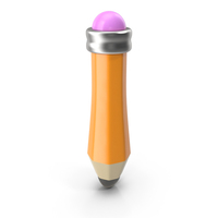 Orange Cartoon Pencil PNG & PSD Images