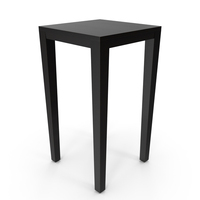 Baker Accent Table Black PNG & PSD Images