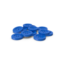 Pile Of Blue Buttons PNG & PSD Images
