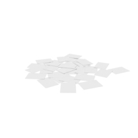 Scattered Paper PNG & PSD Images