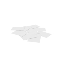Scattered Paper PNG & PSD Images