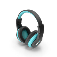 Headphones Blue PNG & PSD Images