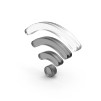 Wi-Fi Signal Glass PNG & PSD Images