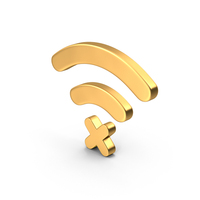 Wi-Fi Disconnect Metal PNG & PSD Images