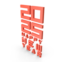 2025 Happy New Year PNG & PSD Images