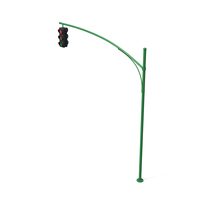 Green Traffic Light Pole PNG & PSD Images