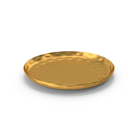 Decoration Plate Icon Gold PNG & PSD Images