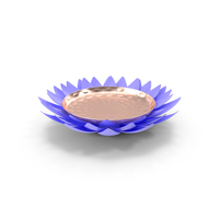 Lotus Copper Metal Urli Bowls Festive Decoration Bowl Icon PNG & PSD Images