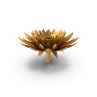 Lotus Icon Gold PNG & PSD Images