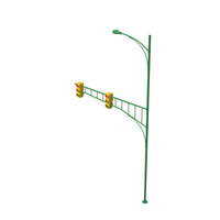 Traffic Light And Street Light Pole PNG & PSD Images