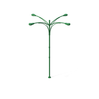 Green Street Lights Pole PNG & PSD Images