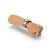 Apple Smartwatch Series 10 Slate Titanium on Wrist Hand PNG & PSD Images