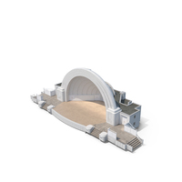 Art Deco Open Air Stage PNG & PSD Images