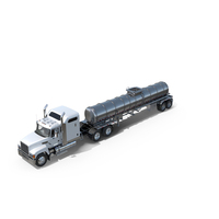 Freight Truck With Food Grade Tank Trailer PNG & PSD Images
