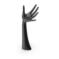 Hand Jewelry Stand Black PNG & PSD Images