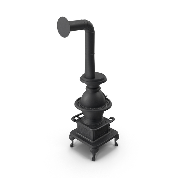 Iron Potbelly Stove New PNG & PSD Images