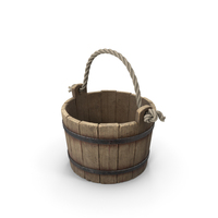 Wooden Bucket PNG & PSD Images